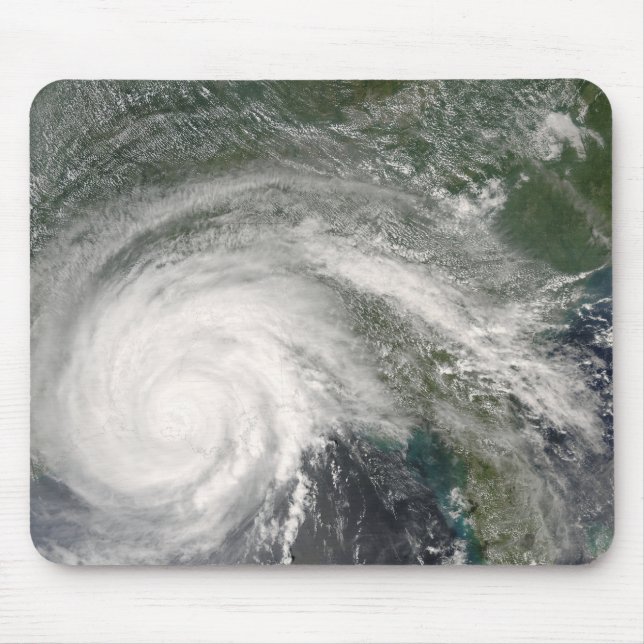 Hurricane Gustav over Louisiana Mouse Pad (Front)