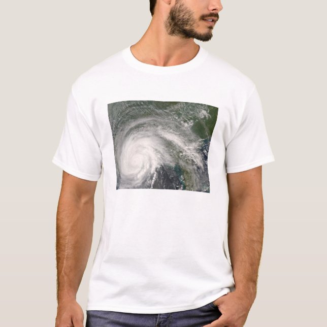 Hurricane Gustav over Louisiana T-Shirt (Front)