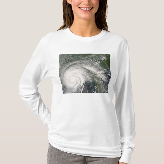 Hurricane Gustav over Louisiana T-Shirt (Front)