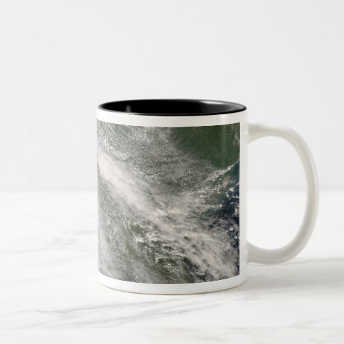 Hurricane Gustav over Louisiana Two_Tone Coffee Mug