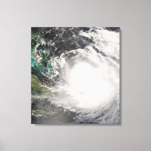 Hurricane Hanna over the Bahamas Canvas Print