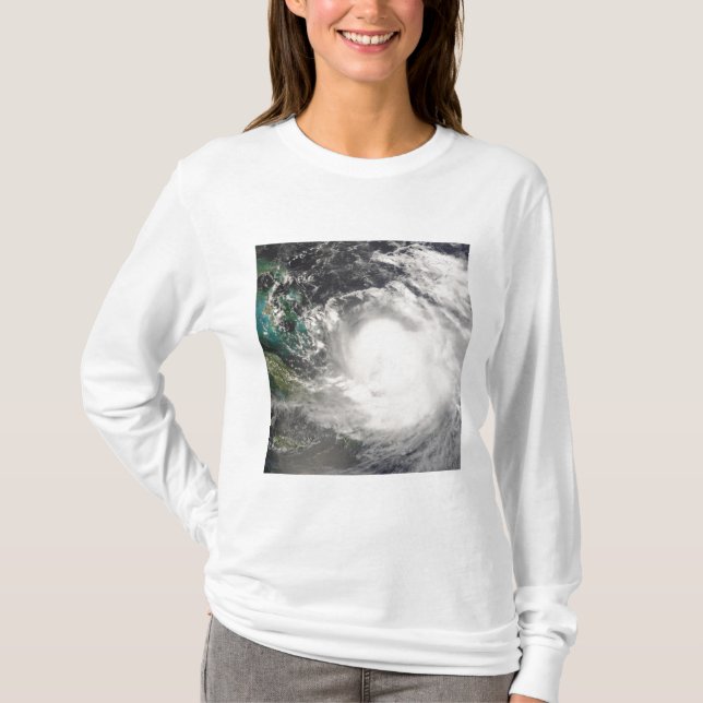Hurricane Hanna over the Bahamas T-Shirt (Front)