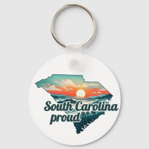 Hurricane Helene Fundraiser South Carolina Strong Keychain