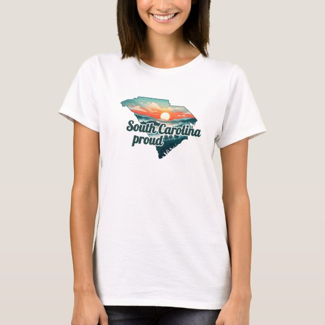 Hurricane Helene Fundraiser South Carolina Strong T-Shirt (Front)