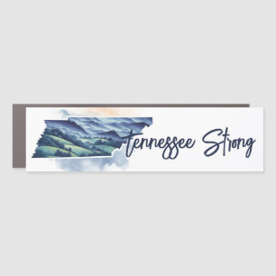 Hurricane Helene Fundraiser Tennessee Strong Car Magnet