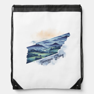 Hurricane Helene Fundraiser Tennessee Strong Drawstring Bag