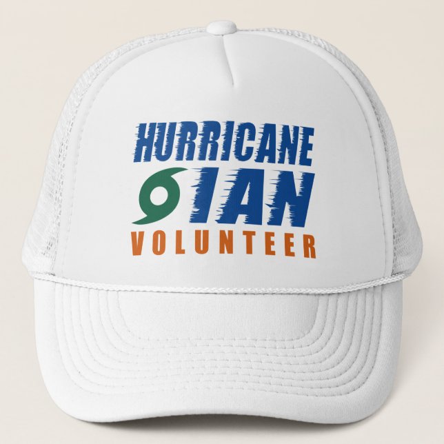 Hurricane Ian Volunteer Trucker Hat (Front)