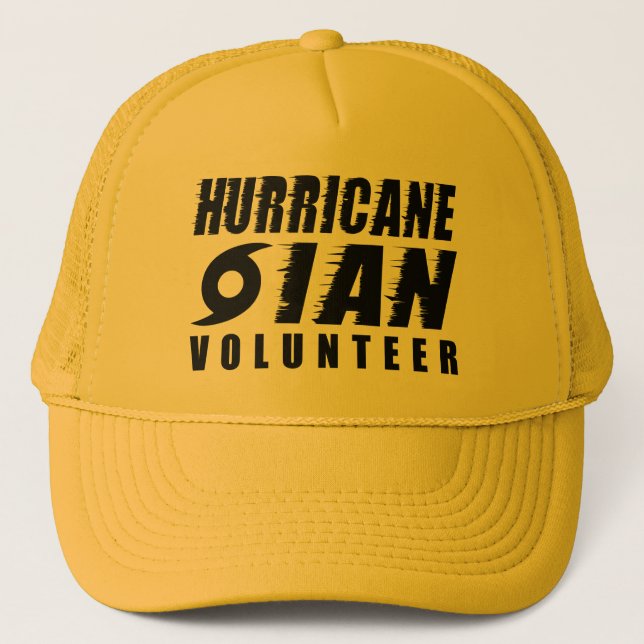Hurricane Ian Volunteer Trucker Hat (Front)