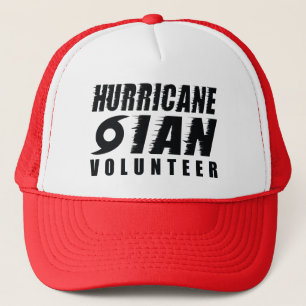 Hurricane Ian Volunteer Trucker Hat
