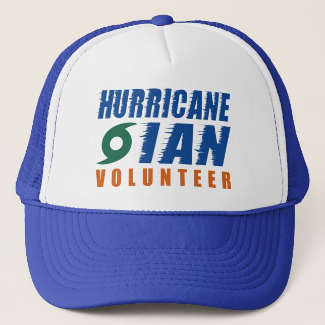 Hurricane Ian Volunteer Trucker Hat (Front)