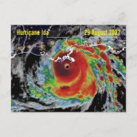 Hurricane Ida radar view