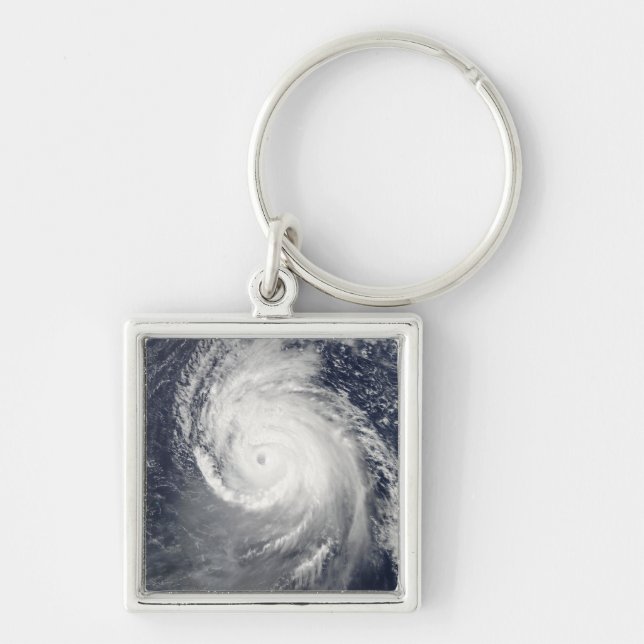Hurricane Igor in the Atlantic Ocean Keychain (Front)