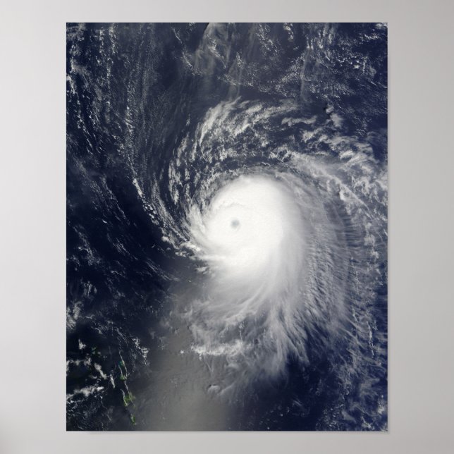 Hurricane Ike off the Lesser Antilles Poster (Front)
