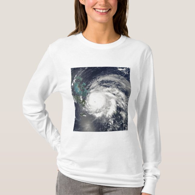 Hurricane Ike over Cuba, Hispaniola T-Shirt (Front)