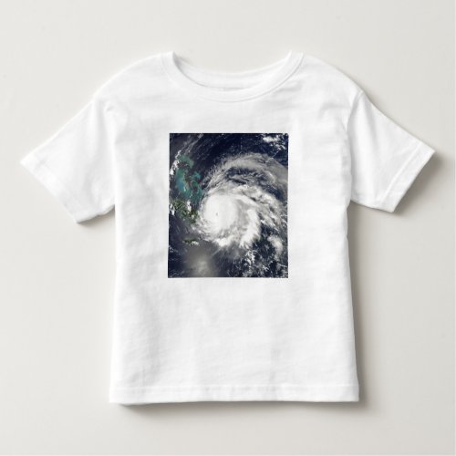 Hurricane Ike over Cuba Hispaniola Toddler T_shirt