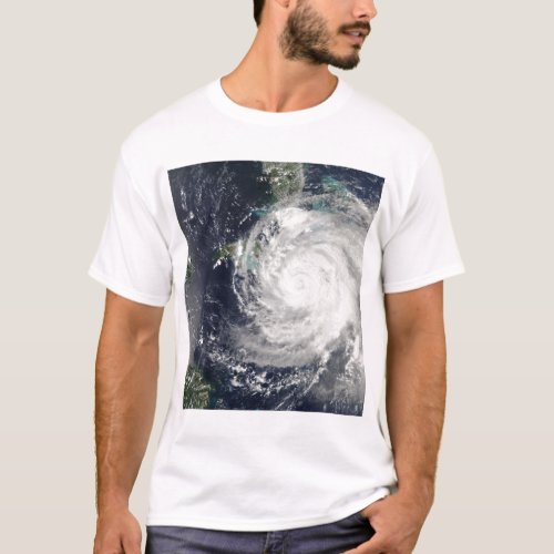 Hurricane Ike over Cuba Jamaica and the Baham T_Shirt