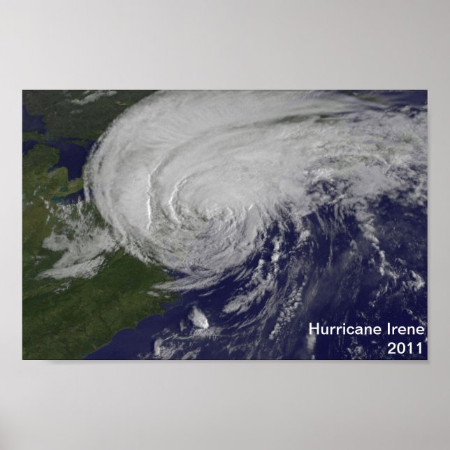 Hurricane Irene 2011 Poster (Front)
