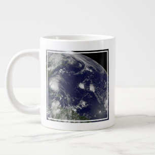 Hurricane Irene Moving Through The Bahamas. Giant Coffee Mug