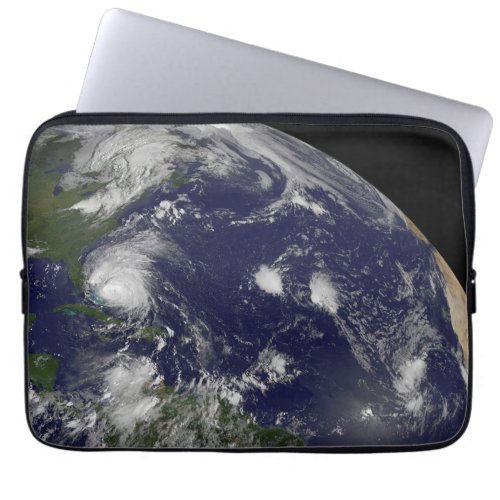 Hurricane Irene Moving Through The Bahamas Laptop Sleeve