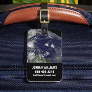 Hurricane Irene Moving Through The Bahamas. Luggage Tag