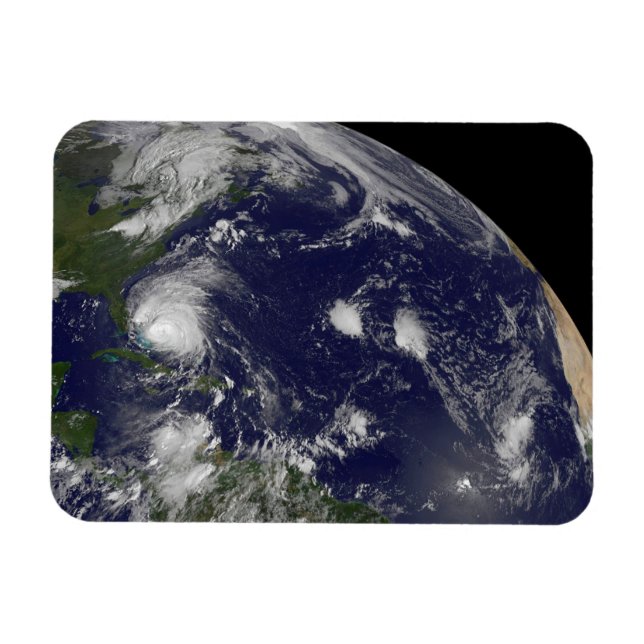 Hurricane Irene Moving Through The Bahamas. Magnet (Horizontal)