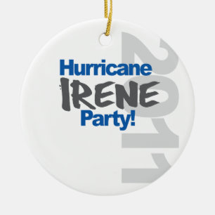 Hurricane Irene Party 2011 Ceramic Ornament