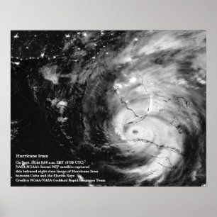 Hurricane Irma 8x10 Poster