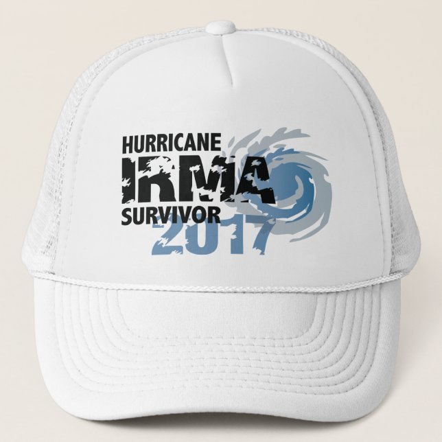 Hurricane Irma Survivor Florida 2017 Hat (Front)