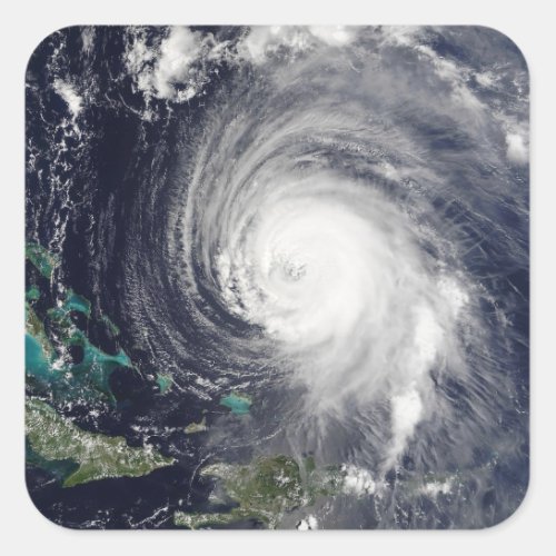 Hurricane Isabel 2 Square Sticker