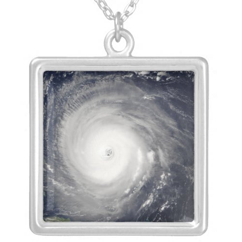 Hurricane Isabel Silver Plated Necklace