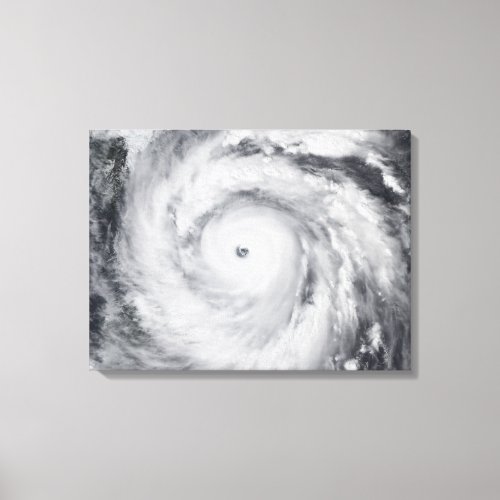 Hurricane Jangmi Canvas Print