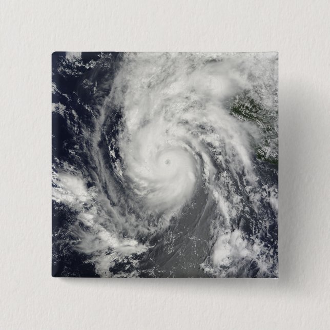 Hurricane Jimena approaching Baja California Button (Front)