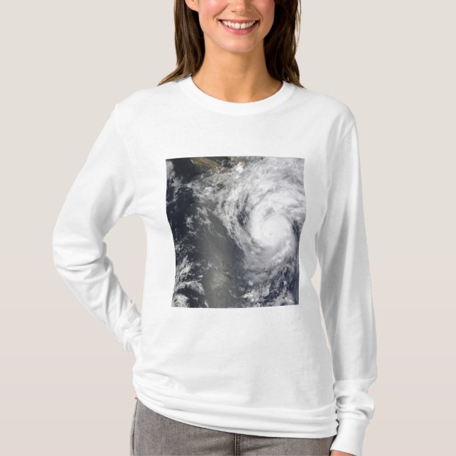 Hurricane Jimena over Baja California T-Shirt (Front)