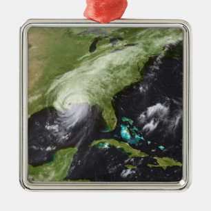 Hurricane Katrina 4 Metal Ornament
