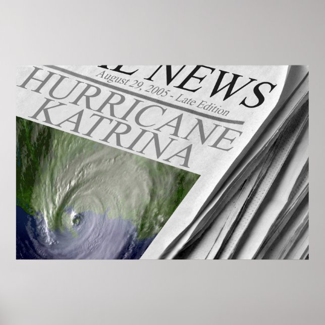 Hurricane Katrina Poster (Front)