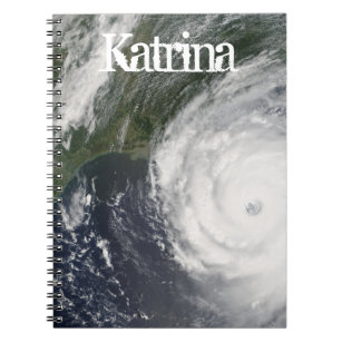 Hurricane Katrina Satellite Image, August 2005 Notebook
