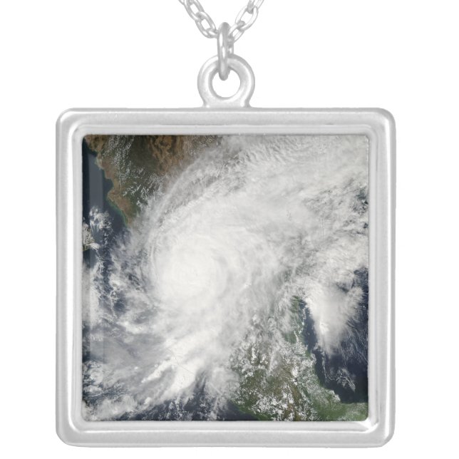 Hurricane Kenna Silver Plated Necklace (Front)