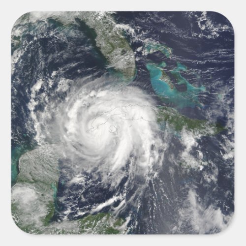 Hurricane Lili 4 Square Sticker