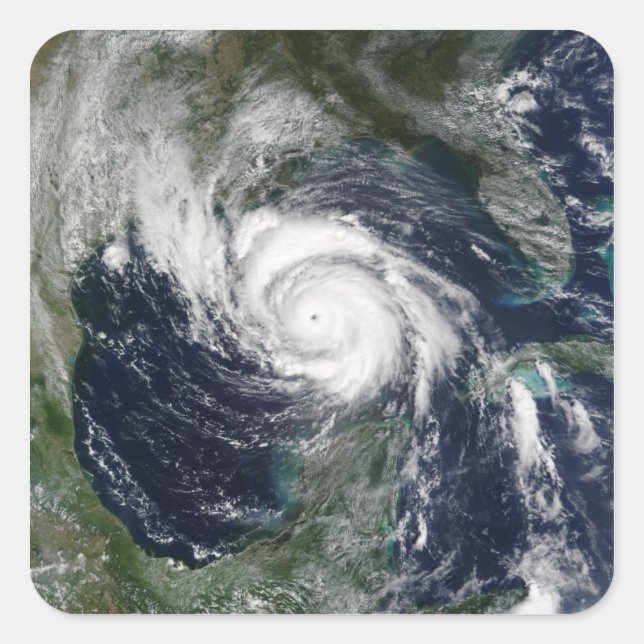 Hurricane Lili Square Sticker (Front)