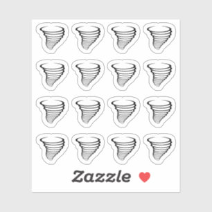 Hurricane Meteorology Weather Forecast Reminder Sticker