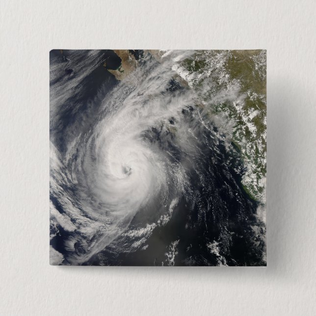 Hurricane Norbert off Mexico 2 Button (Front)
