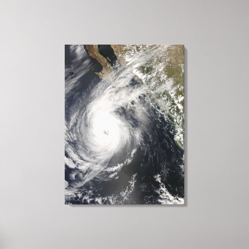 Hurricane Norbert off Mexico 2 Canvas Print