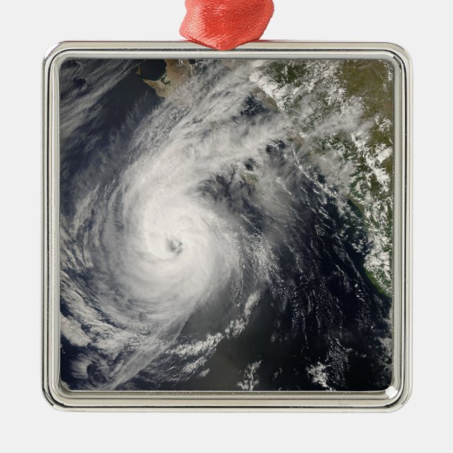 Hurricane Norbert off Mexico 2 Metal Ornament (Front)