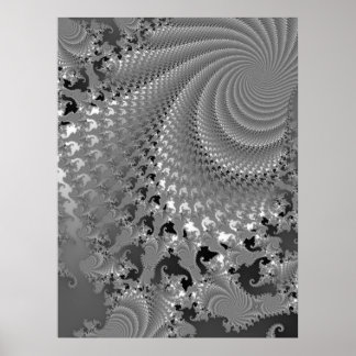 Hurricane of Gray Lace Poster