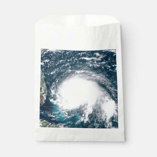 Hurricane off the coast of Florida    Favor Bag