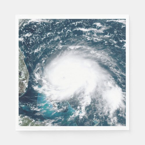 Hurricane off the coast of Florida Paper  Napkins