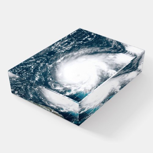 Hurricane off the coast of Florida    Paperweight