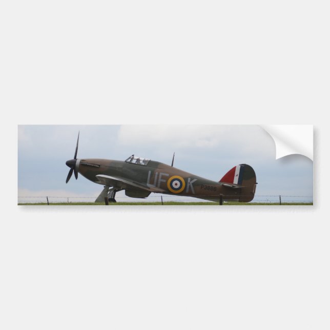 Hurricane Ready For Takeoff Bumper Sticker (Front)