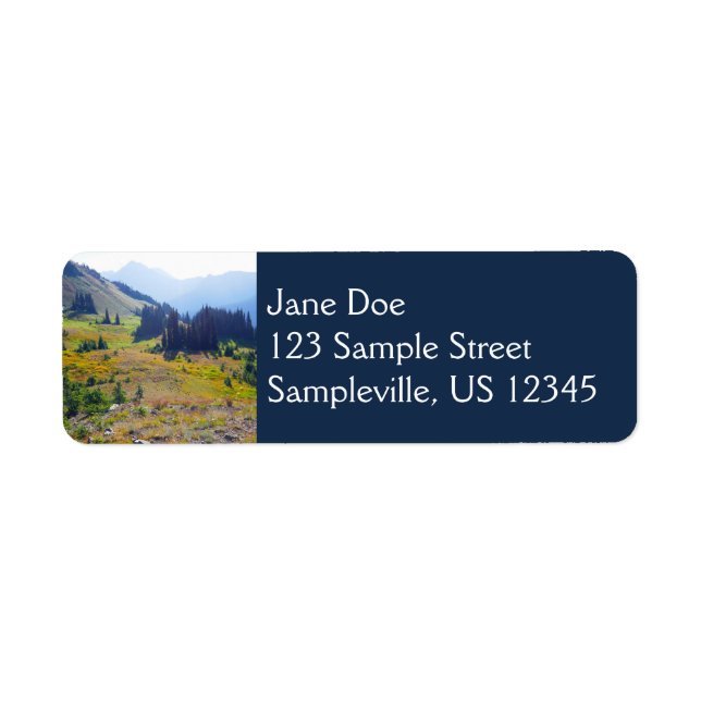 Hurricane Ridge Trail Label (Front)