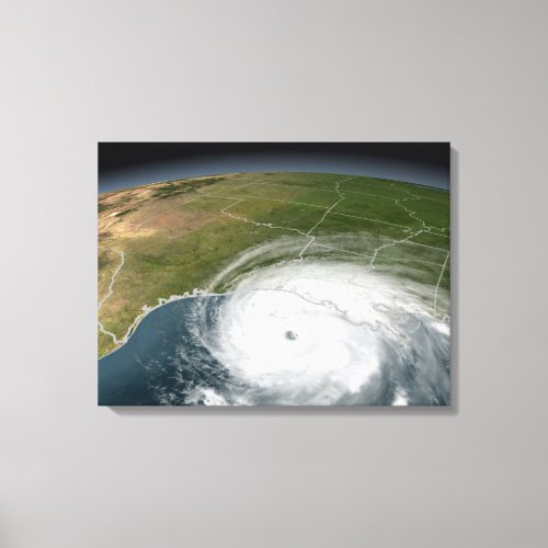 Hurricane Rita 2 Canvas Print